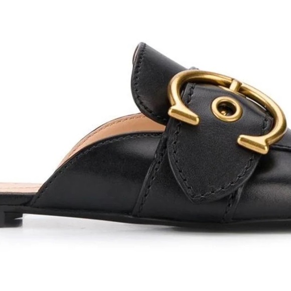 COACH Black Sullivan Slides - Picture 3 of 7